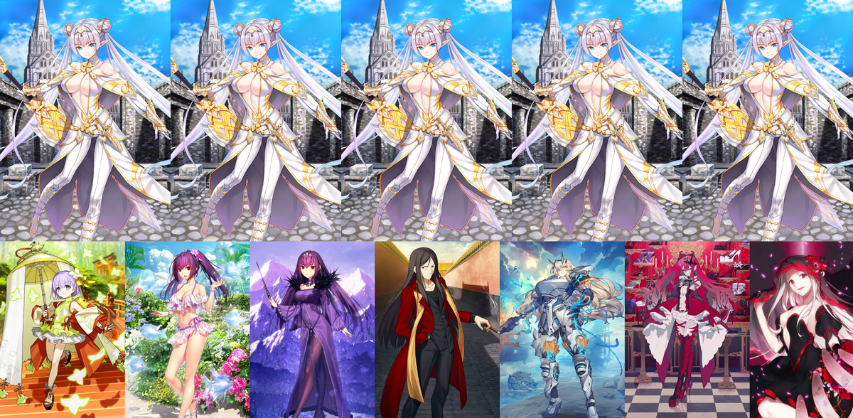 [NA] FGO NP5 Britomart + double Skadi Waver Kazuradrop + 5Gawain 5Tristan + 1500SQ + Black Grail Fate Grand Order starter account-Mobile Games Starter