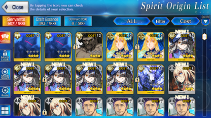 [NA] FGO NP5 Ciel + Space Ereshkigal Takeru + Altria Caster Koyanskaya Oberon Lady Avalon Skadi + 700-800SQ Fate Grand Order starter account-Mobile Games Starter
