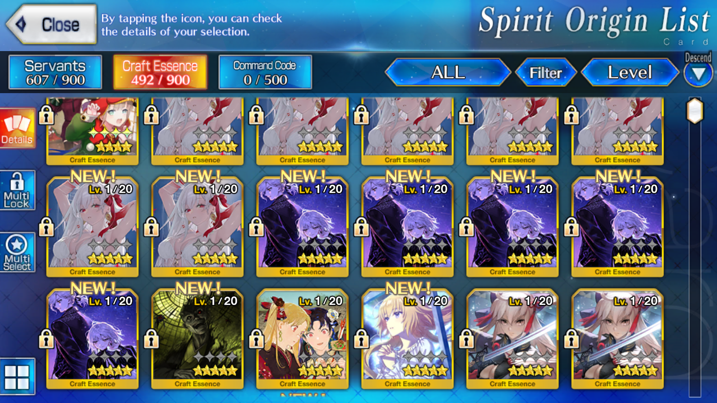[NA] FGO NP5 Ciel + Space Ereshkigal Takeru + Altria Caster Koyanskaya Oberon Lady Avalon Skadi + 700-800SQ Fate Grand Order starter account-Mobile Games Starter