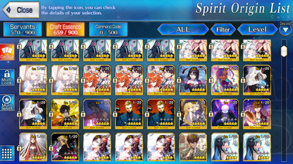 [NA] FGO NP5 Draco + Space Ereshkigal Tiamat Ibuki + Altria Caster Koyanskaya Oberon Lady Avalon Skadi ruler Fate Grand Order starter account-Mobile Games Starter