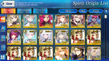 [NA] FGO NP5 Draco + Tiamat Ibuki + Altria Caster Koyanskaya Oberon Lady Avalon Skadi ruler Fate Grand Order starter account-Mobile Games Starter