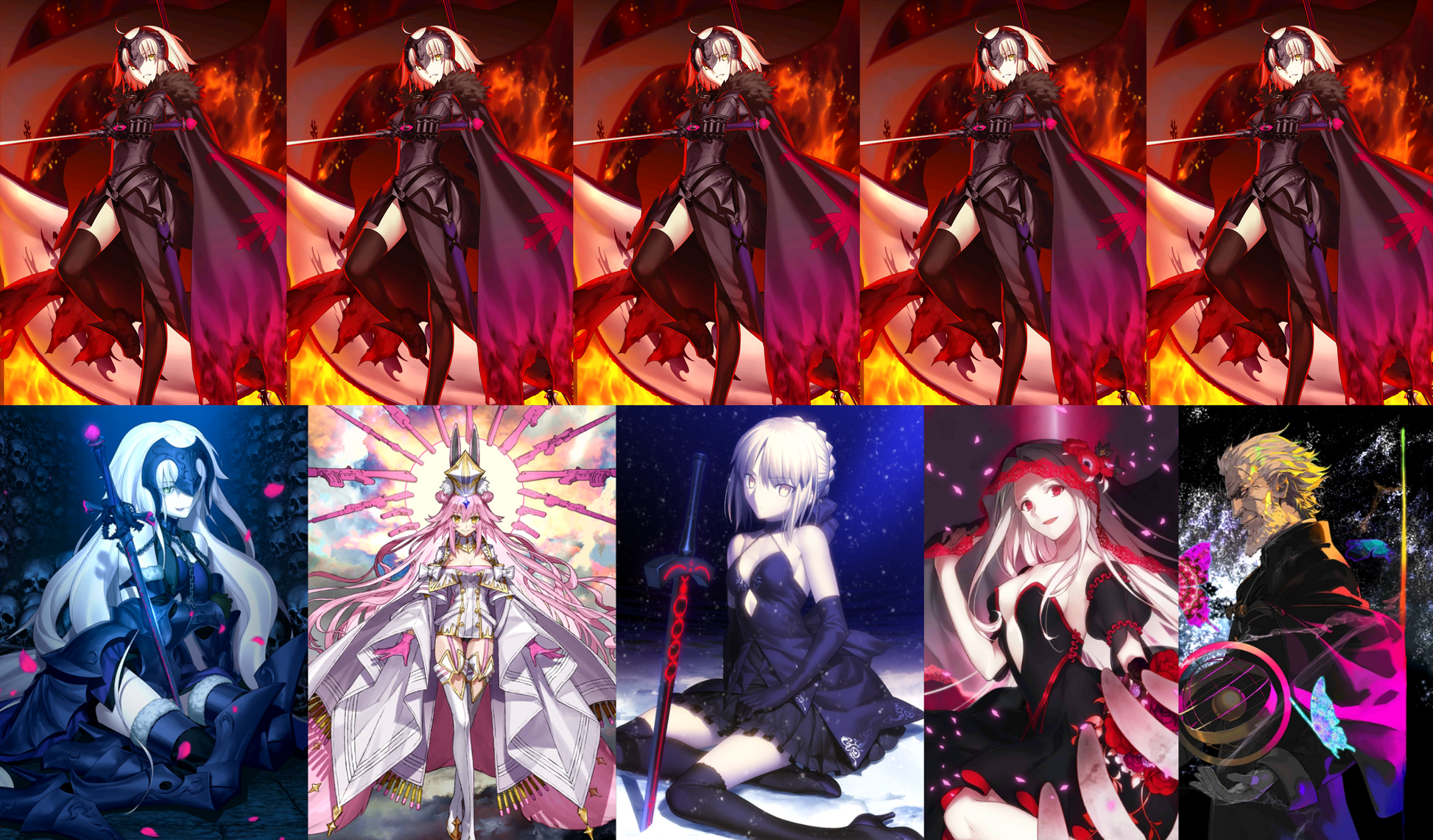 [NA] FGO NP5 Jeanne alter + Koyanskaya + 2000-3000SQ Fate Grand Order starter account-Mobile Games Starter