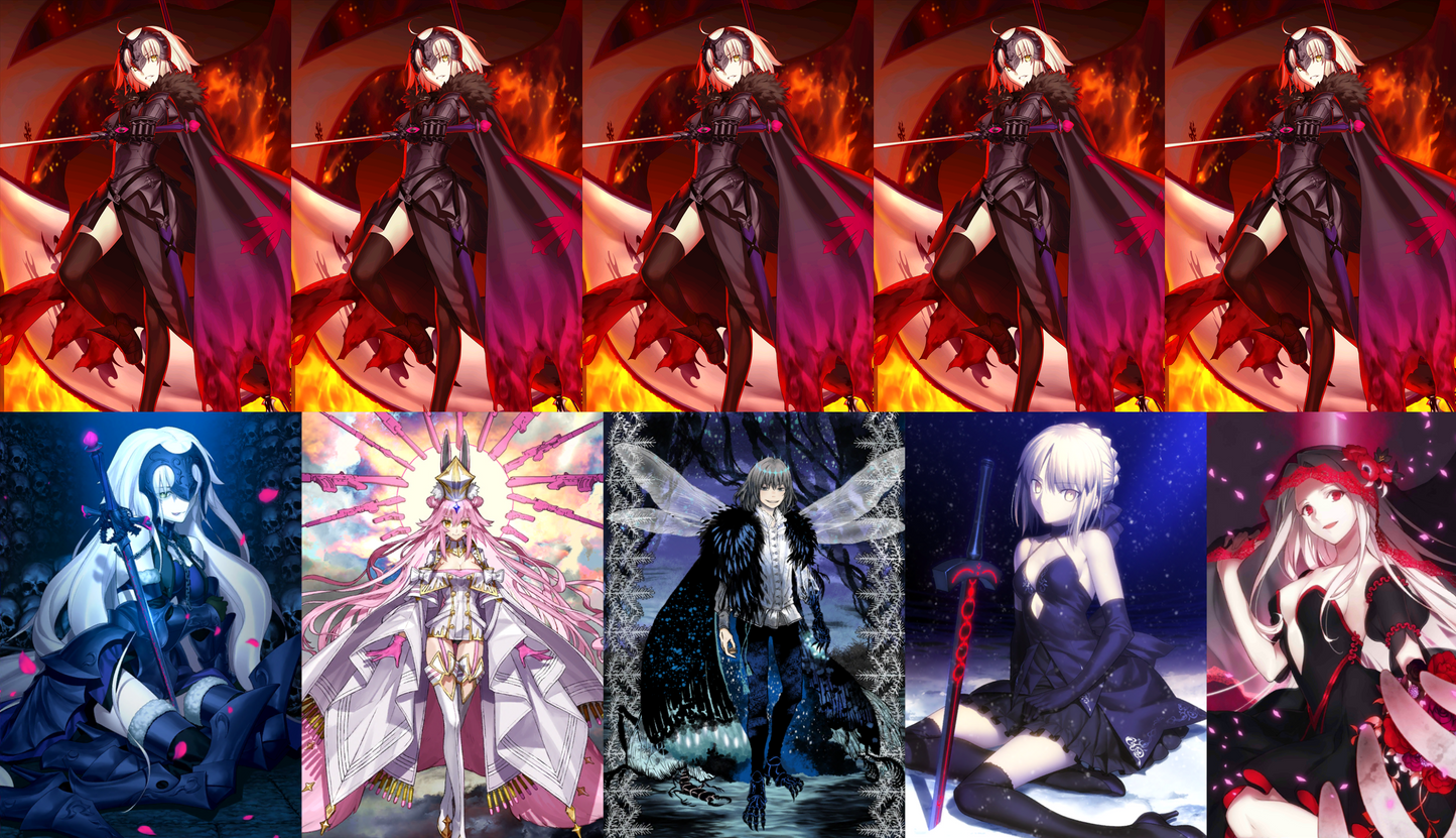 [NA] FGO NP5 Jeanne alter + Koyanskaya Oberon Waver + 1500-2000SQ Fate Grand Order endgame LB6 account (see options)-Mobile Games Starter