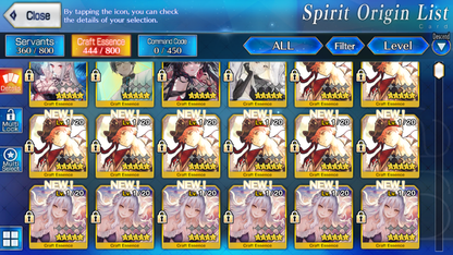 [NA] FGO NP5 Kama avenger 5Caenis 5Sei + Altria Caster + 2500-3000SQ Fate Grand Order starter account-Mobile Games Starter
