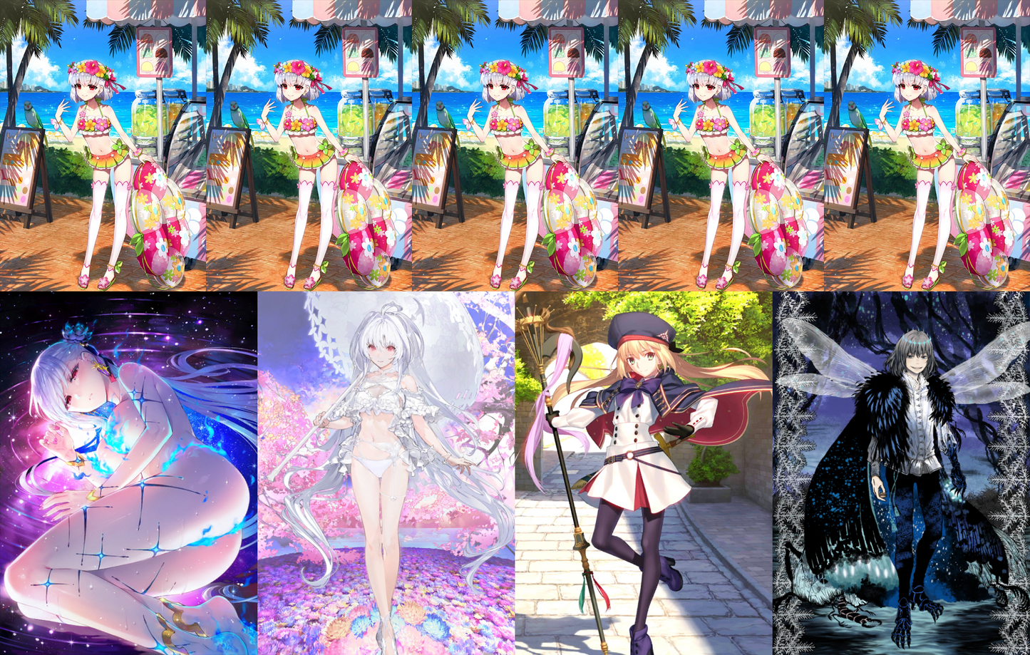 [NA] FGO NP5 Kama avenger +Altria Caster Lady Avalon Oberon +100-200SQ Fate Grand Order starter account-Mobile Games Starter