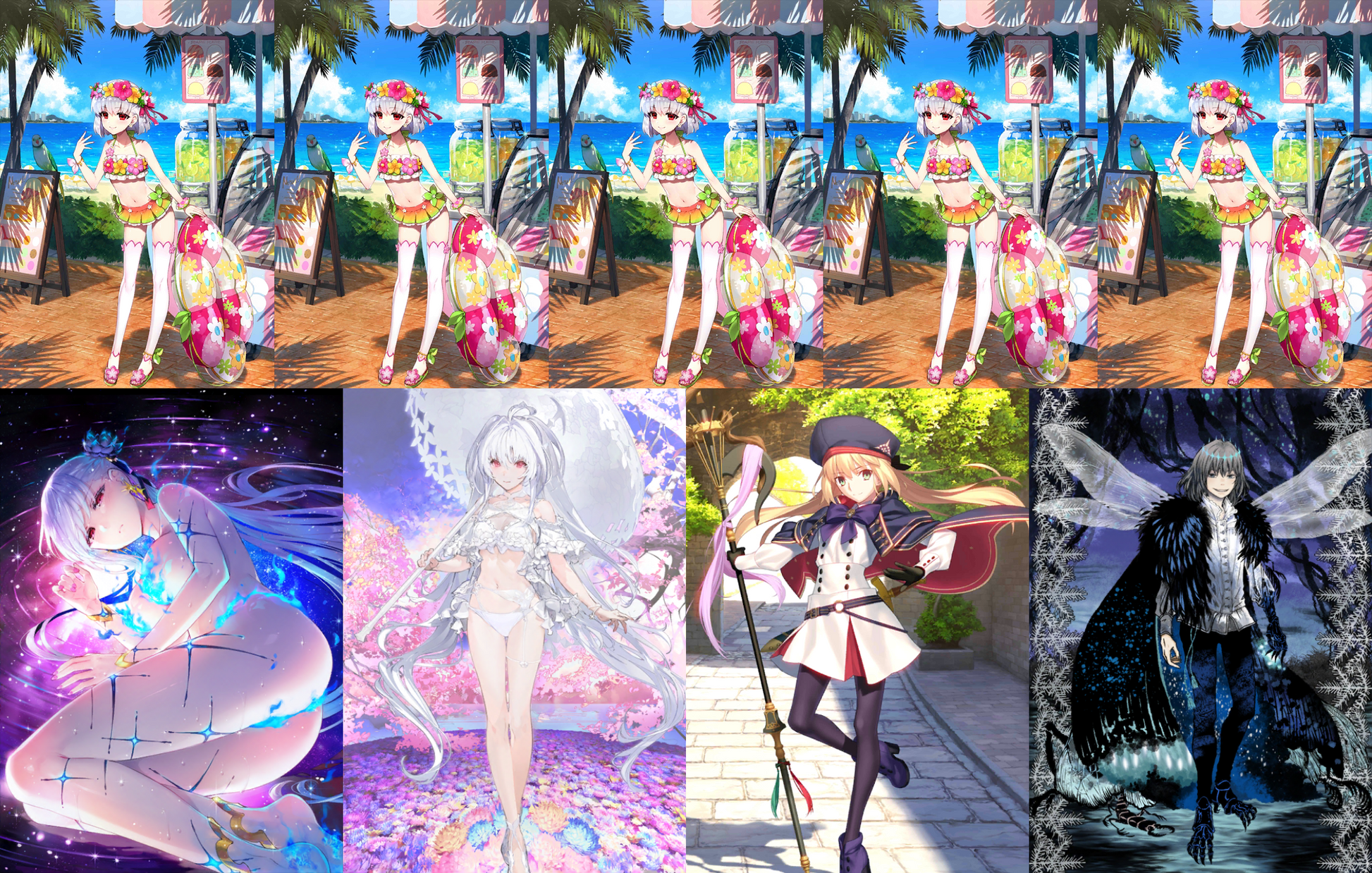 [NA] FGO NP5 Kama avenger +Altria Caster Lady Avalon Oberon +100-200SQ Fate Grand Order starter account-Mobile Games Starter