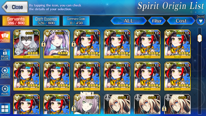[NA] FGO NP5 Kama avenger + Kama Berserker Altria Caster Skadi 5Caenis 5Sei + 500SQ Fate Grand Order starter account-Mobile Games Starter