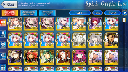 [NA] FGO NP5 Kama avenger + Kama Berserker Altria Caster Skadi 5Caenis 5Sei Fate Grand Order starter account-Mobile Games Starter