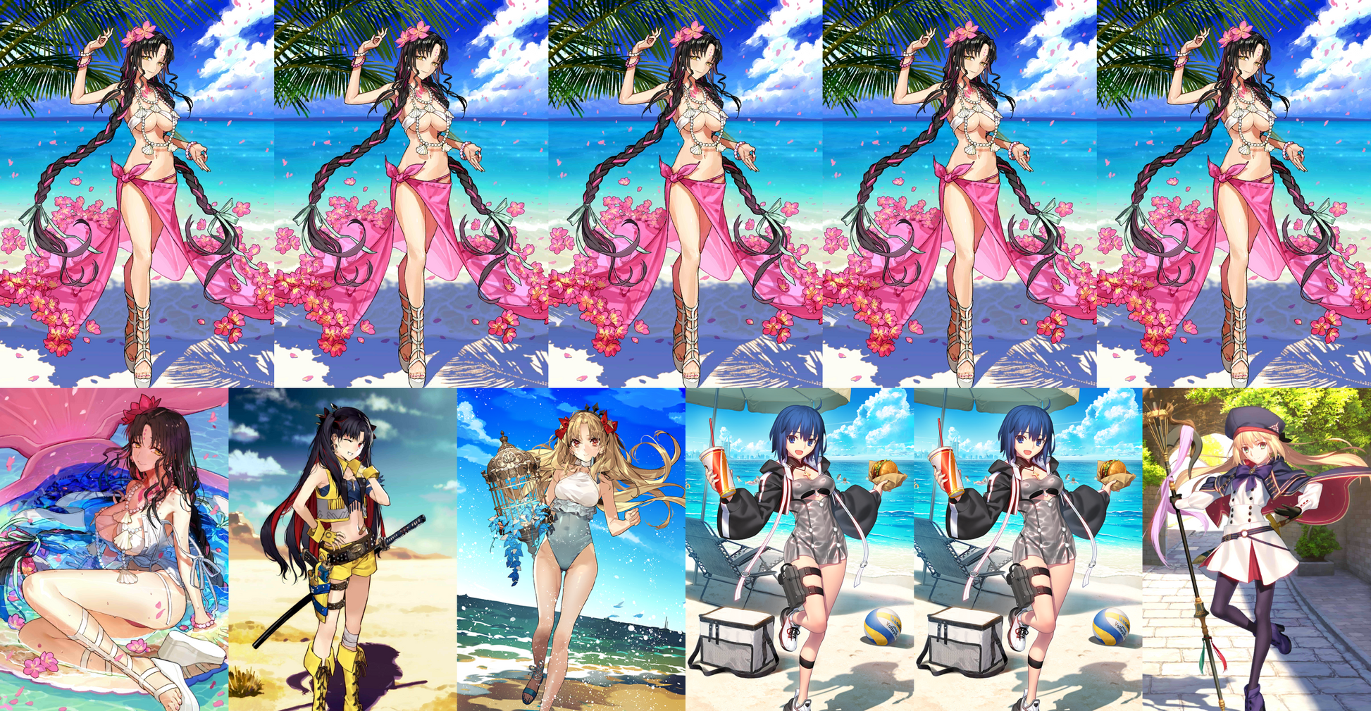 [NA] FGO NP5 Kiara NP2 Ciel Space Ereshkigal Space Ishtar + Altria Caster Fate Grand Order starter account-Mobile Games Starter
