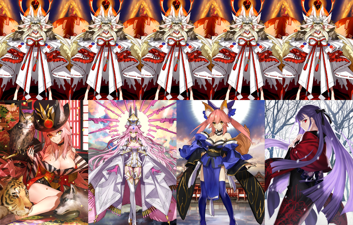 [NA] FGO NP5 Koyanskaya Dark + Light + Tamamo + NP5 Fujino + 4~5x5* Fate Grand Order starter account-Mobile Games Starter