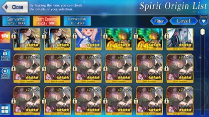 [NA] FGO NP5 Koyanskaya of Dark + Ibuki Aesc Berserker Altria Caster Koyanskaya Oberon Fate Grand Order starter account-Mobile Games Starter