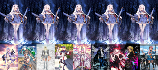 [NA] FGO NP5 Melusine + Melusine ruler Tezcatlipoca Kukulcan + Altria Caster Koyanskaya Oberon Chloe BG Kscope + 4-5x5* Fate Grand Order endgame account-Mobile Games Starter
