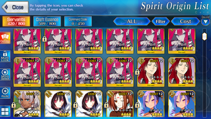 [NA] FGO NP5 Morgan 4Gawain 5Tristan +Koyanskaya Oberon Altria Caster + 3~4 Black Grail Fate Grand Order starter account-Mobile Games Starter