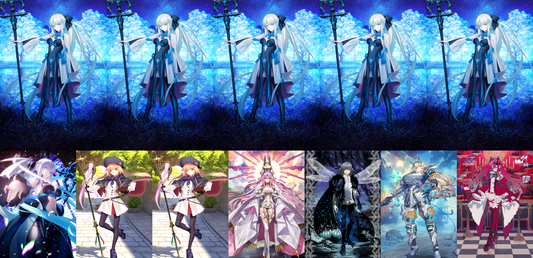 [NA] FGO NP5 Morgan 5Gawain 4Tristan +Koyanskaya Oberon Altria Caster NP2 Fate Grand Order starter account-Mobile Games Starter