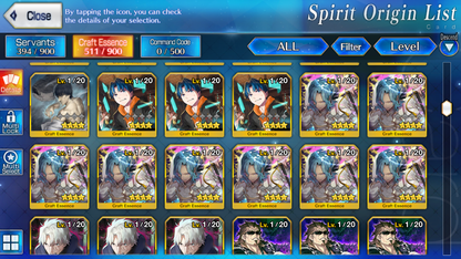 [NA] FGO NP5 Morgan 5Gawain 5Tristan + Koyanskaya BG Fate Grand Order starter account-Mobile Games Starter