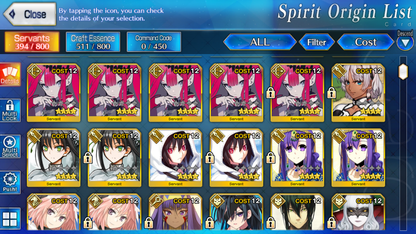 [NA] FGO NP5 Morgan 5Gawain 5Tristan + Koyanskaya BG Fate Grand Order starter account-Mobile Games Starter
