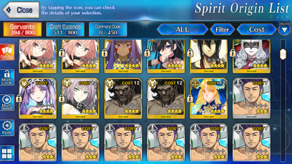 [NA] FGO NP5 Morgan 5Gawain 5Tristan + Koyanskaya BG Fate Grand Order starter account-Mobile Games Starter