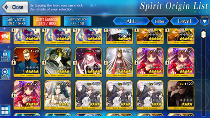 [NA] FGO NP5 Morgan 5Gawain 5Tristan + Koyanskaya BG Fate Grand Order starter account-Mobile Games Starter