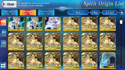[NA] FGO NP5 Morgan 5Gawain 5Tristan + Koyanskaya BG Fate Grand Order starter account-Mobile Games Starter