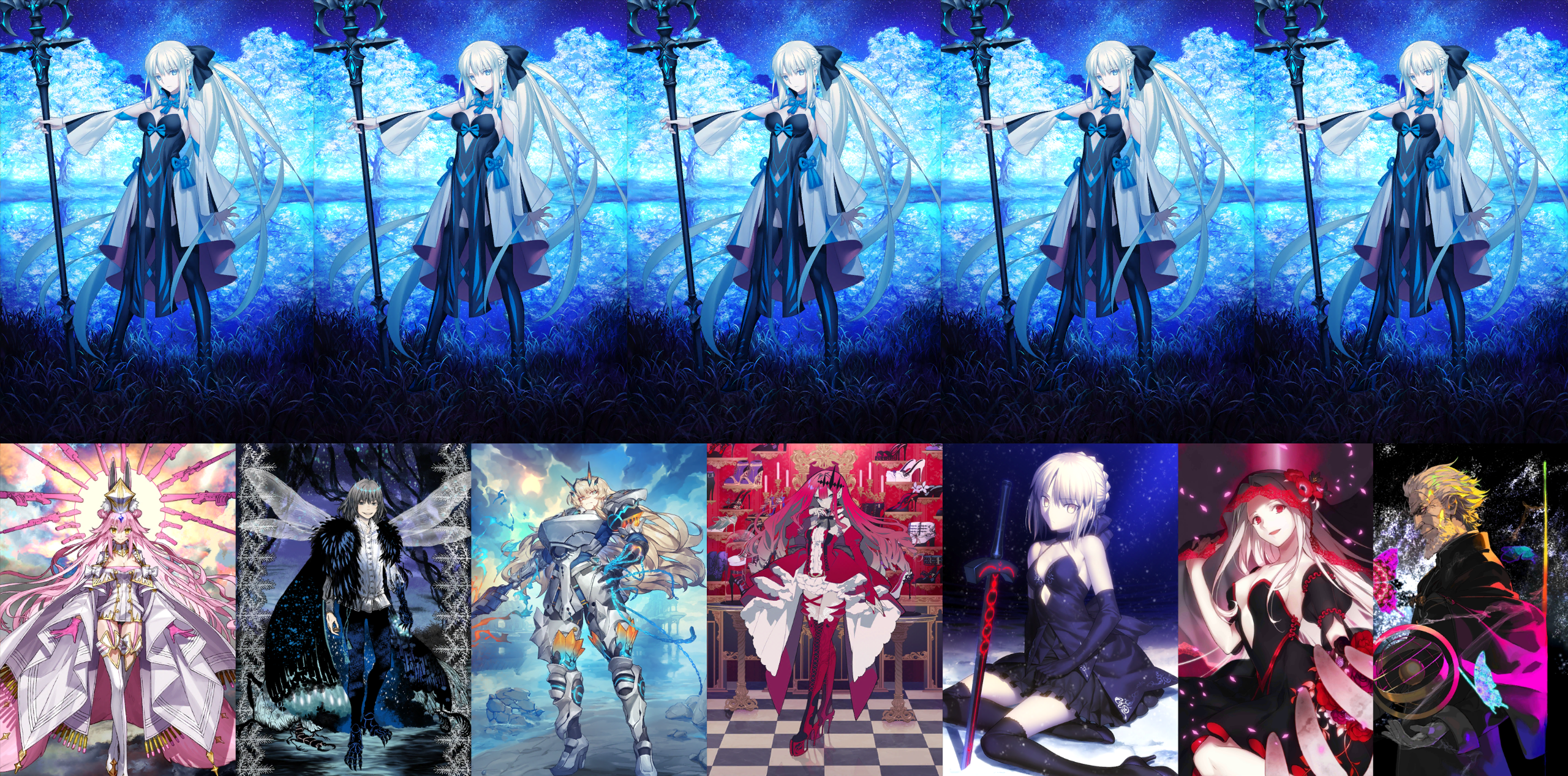 [NA] FGO NP5 Morgan 5Gawain 5Tristan + Koyanskaya Oberon BG Kscope Fat ...