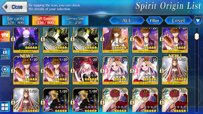 [NA] FGO NP5 Morgan + Aesc the Savior Altria Caster Koyanskaya Oberon BG Kscope Fate Grand Order starter account-Mobile Games Starter