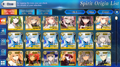 [NA] FGO NP5 Morgan + Altria Caster Berserker + Koyanskaya Oberon Altria Caster + 2-3x5* Fate Grand Order starter account-Mobile Games Starter