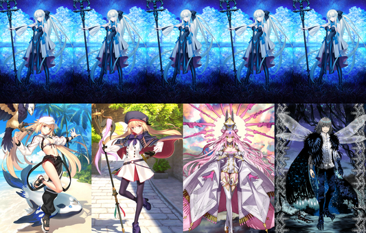 [NA] FGO NP5 Morgan + Altria Caster Berserker + Koyanskaya Oberon Altria Caster + 2-3x5* Fate Grand Order starter account-Mobile Games Starter