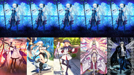 [NA] FGO NP5 Morgan + Altria Caster Berserker + Koyanskaya Oberon Altria Caster + 2-3x5* Fate Grand Order starter account-Mobile Games Starter