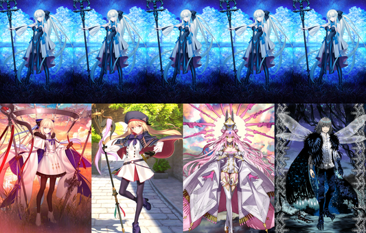 [NA] FGO NP5 Morgan + Altria Caster Koyanskaya Oberon + 2000SQ Fate Grand Order endgame LB6 account (see options)-Mobile Games Starter