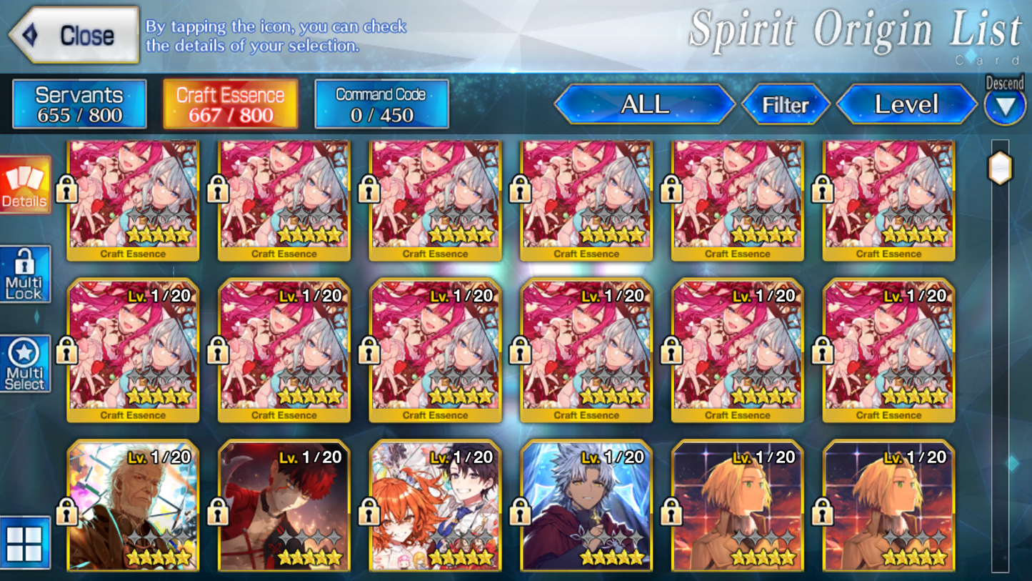 [NA] FGO NP5 Morgan + Aoko Muramasa Lancelot Melusine Altria Caster Koyanskaya Oberon BG Chloe Fate Grand Order endgame account-Mobile Games Starter