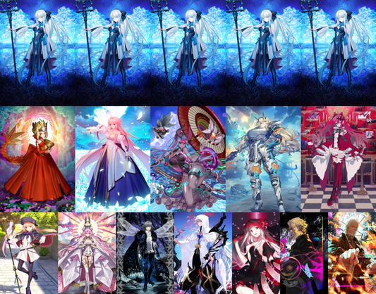 [NA] FGO NP5 Morgan + Draco Ibuki Arcueid + NP2 Altria Caster+Koyanskaya Oberon Merlin 5Gawain 5Tristan Fate Grand Order starter account-Mobile Games Starter