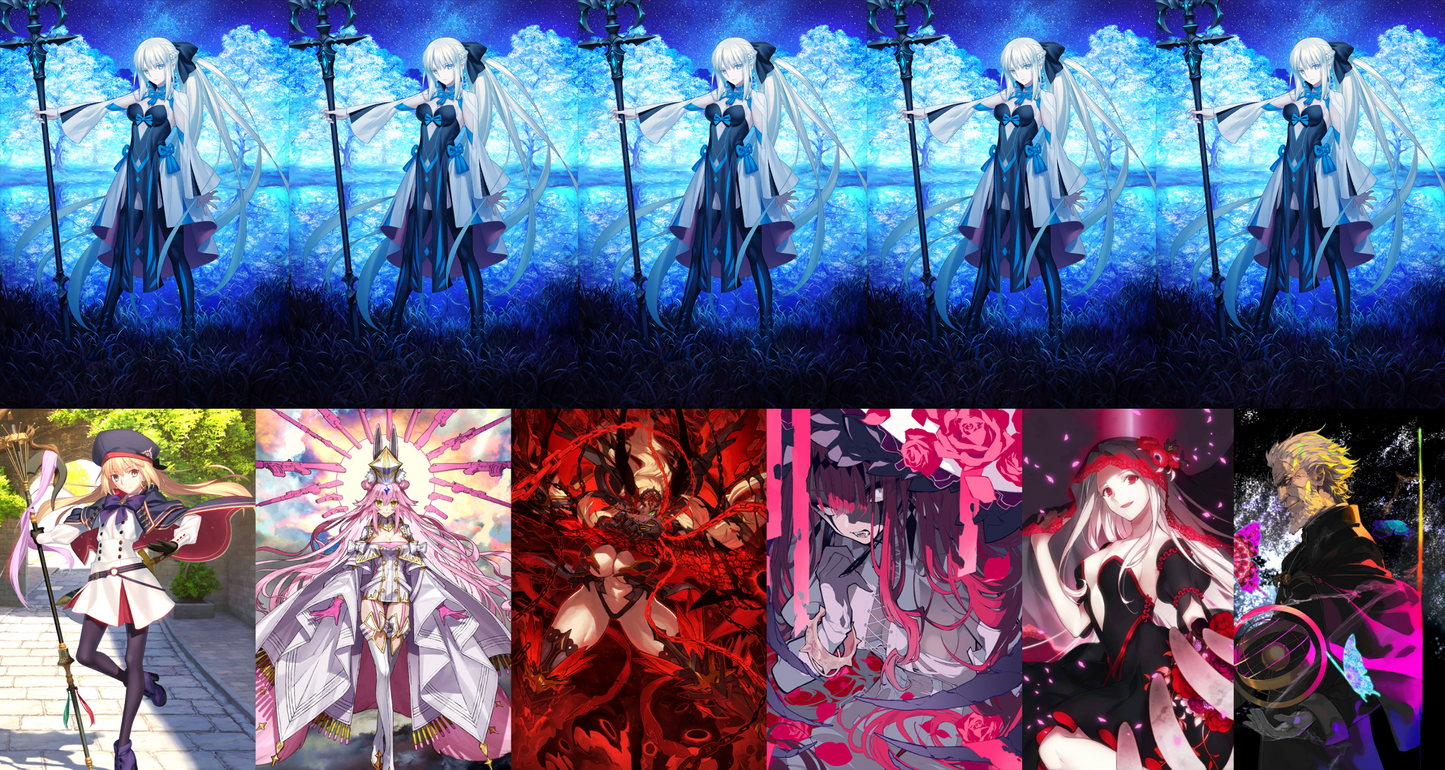 [NA] FGO NP5 Morgan + Koyanskaya Altria Caster 5Gawain 5Tristan + BG Kscope Fate Grand Order starter account-Mobile Games Starter