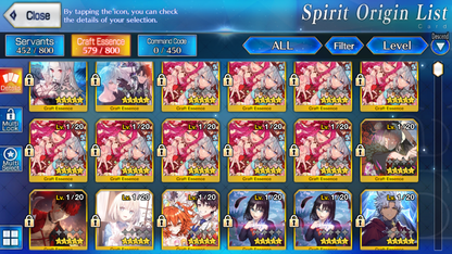 [NA] FGO NP5 Morgan + Koyanskaya Oberon Tamamo + 5~6x5* Fate Grand Order starter account-Mobile Games Starter
