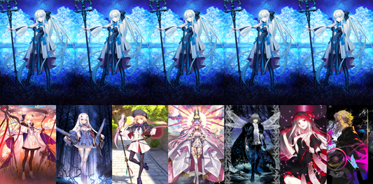 [NA] FGO NP5 Morgan + NP2 Aesc the Savior + Tam Lin Lancelot + Altria Caster Koyanskaya Oberon BG Kscope Fate Grand Order endgame account-Mobile Games Starter