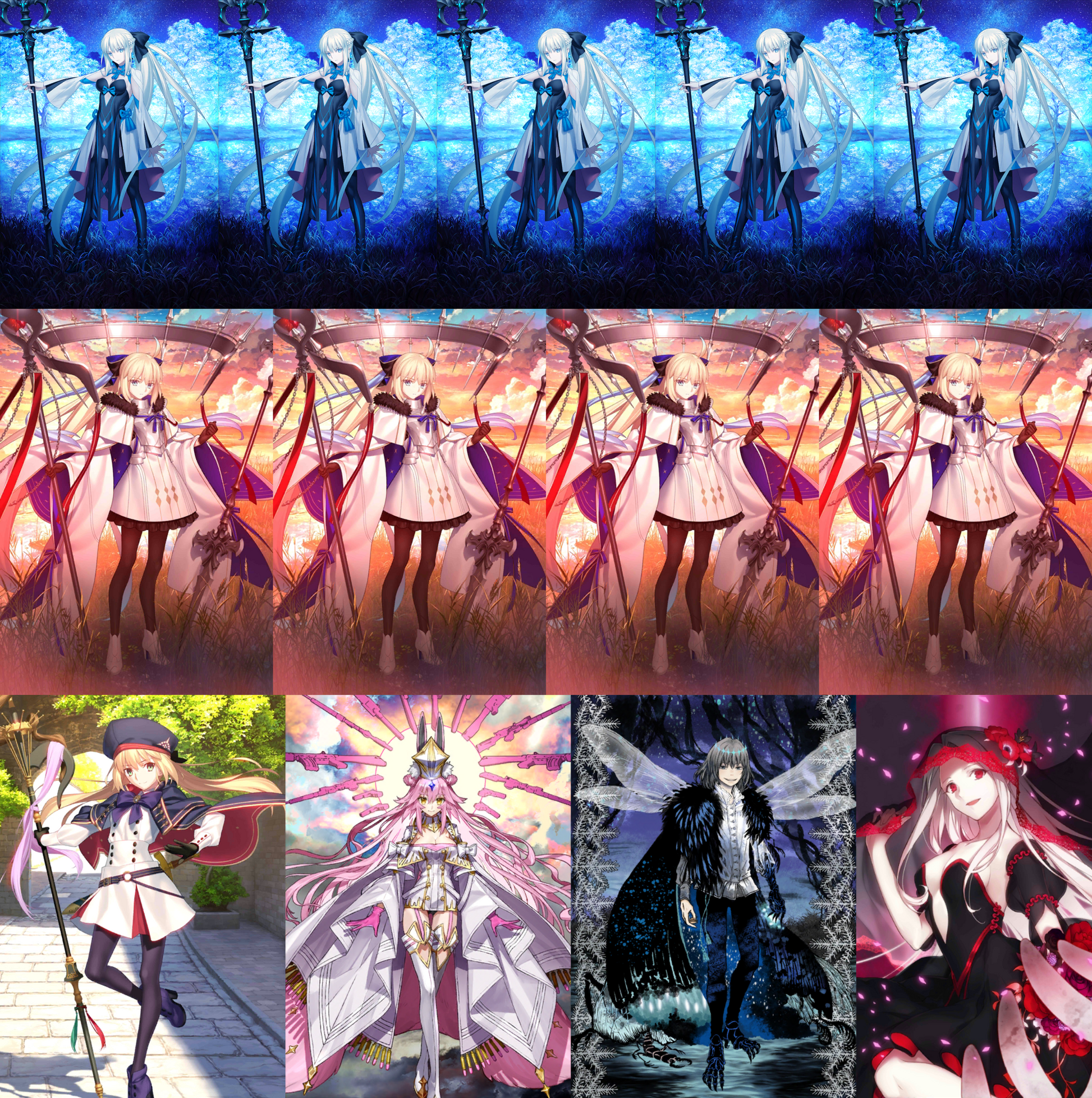 [NA] FGO NP5 Morgan NP4 Aesc the Savior + Altria Caster Koyanskaya Oberon BG Fate Grand Order endgame account-Mobile Games Starter