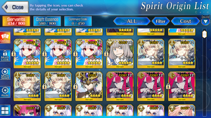 [NA] FGO NP5 Morgan NP4 Kama + Altria Caster Oberon + 5~6x5* Fate Grand Order starter account-Mobile Games Starter