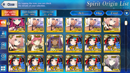 [NA] FGO NP5 Morgan NP4 Kama + Altria Caster Oberon + 5~6x5* Fate Grand Order starter account-Mobile Games Starter