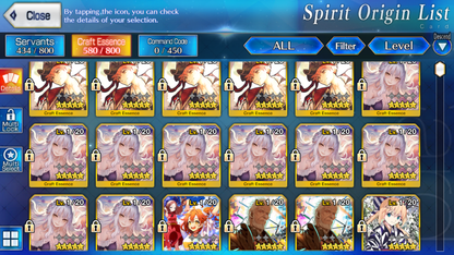 [NA] FGO NP5 Morgan NP4 Kama + Altria Caster Oberon + 5~6x5* Fate Grand Order starter account-Mobile Games Starter