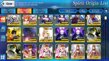 [NA] FGO NP5 Morgan NP4 Kama + Altria Caster Oberon + 5~6x5* Fate Grand Order starter account-Mobile Games Starter