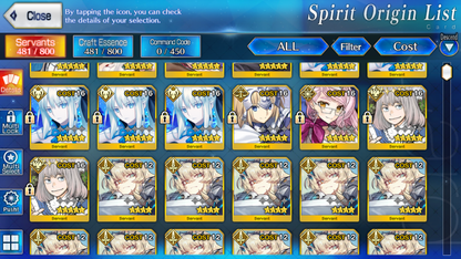 [NA] FGO NP5 Morgan + Takeru Dark Koyanskaya 2 Oberon Altria Caster 5Gawain 5Tristan BG Kscope Fate Grand Order starter account-Mobile Games Starter