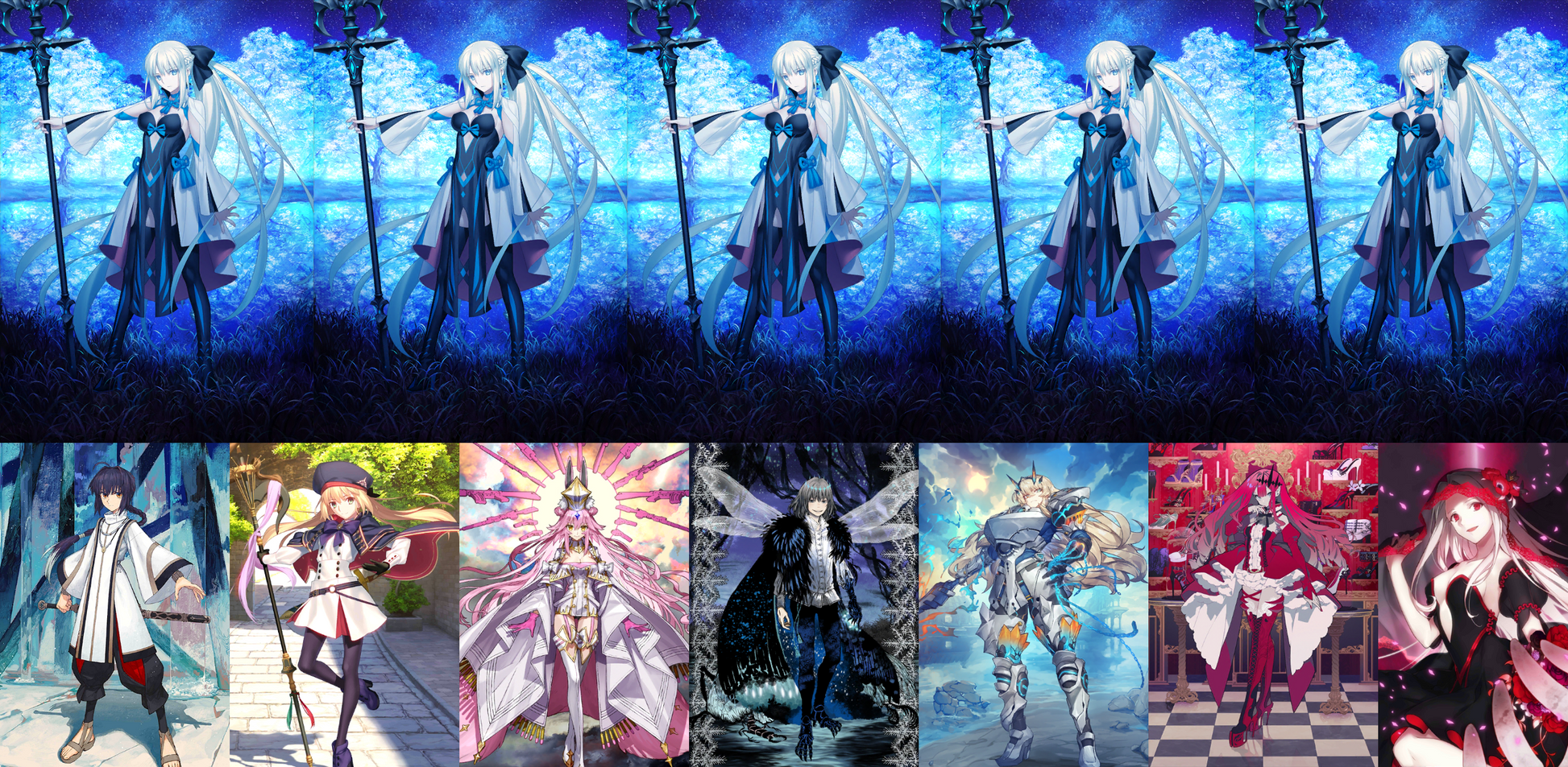 [NA] FGO NP5 Morgan + Takeru Koyanskaya Altria Caster Oberon Gawain Tristan + BG Fate Grand Order starter account-Mobile Games Starter