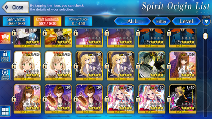 [NA] FGO NP5 Morgan +Tam Lin Lancelot Melusine Koyanskaya Light Dark Oberon Merlin Fate Grand Order starter account-Mobile Games Starter