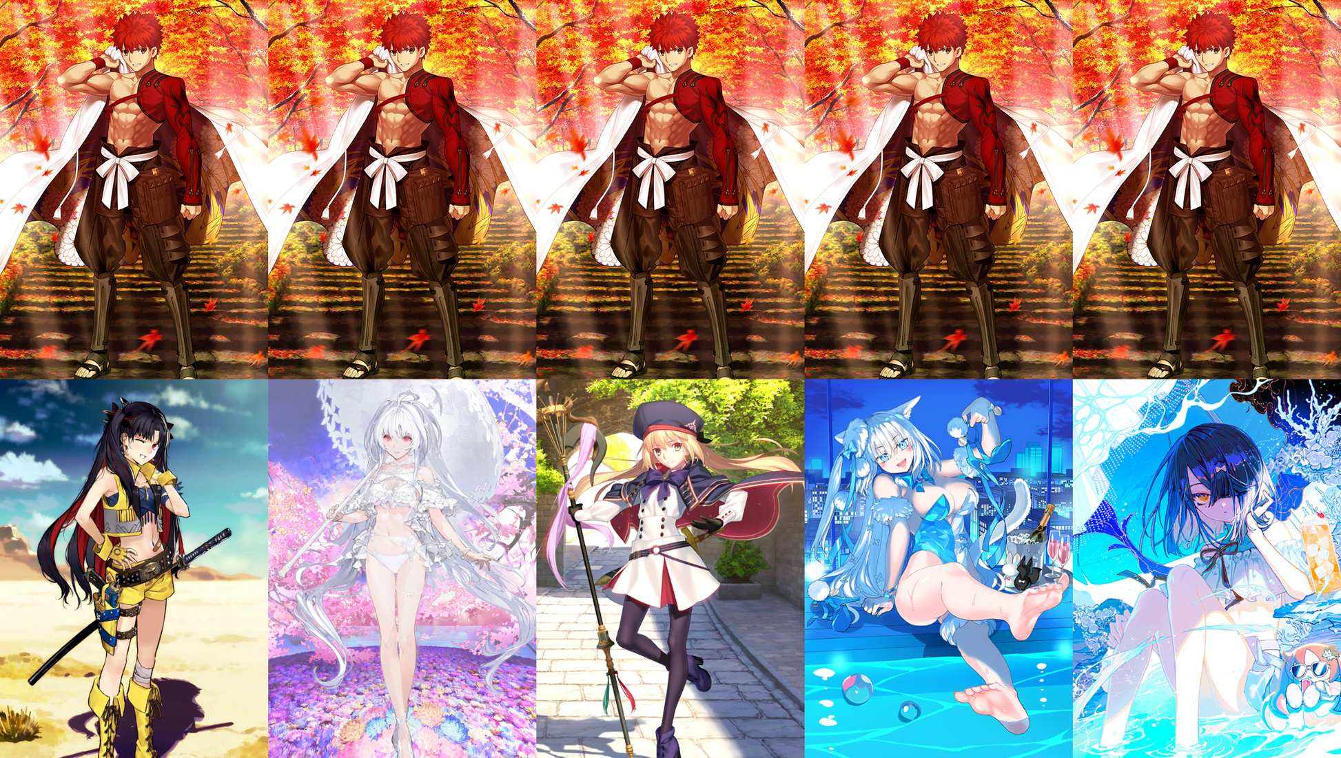 [NA] FGO NP5 Muramasa + Altria Caster Lady Avalon Space Ishtar Fate Grand Order starter account-Mobile Games Starter