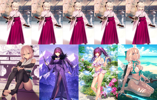 [NA] FGO NP5 Okita saber + 5Assassin + double Skadi ruler caster + 900-1000SQ Fate Grand Order endgame LB6 account-Mobile Games Starter
