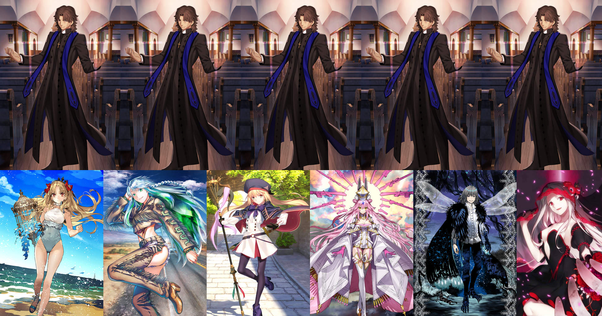 [NA] FGO NP5 Rasputin + Space Ereshkigal Kukulcan Altria Caster Koyanskaya Oberon + 0-2000SQ Fate Grand Order endgame account (see options)-Mobile Games Starter