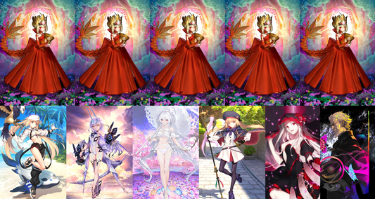[NA] FGO NP5 Sodom's Beast Draco + Altria Caster Berserker Melusine ruler + Altria Caster Lady Avalon BG Fate Grand Order Castoria starter account-Mobile Games Starter