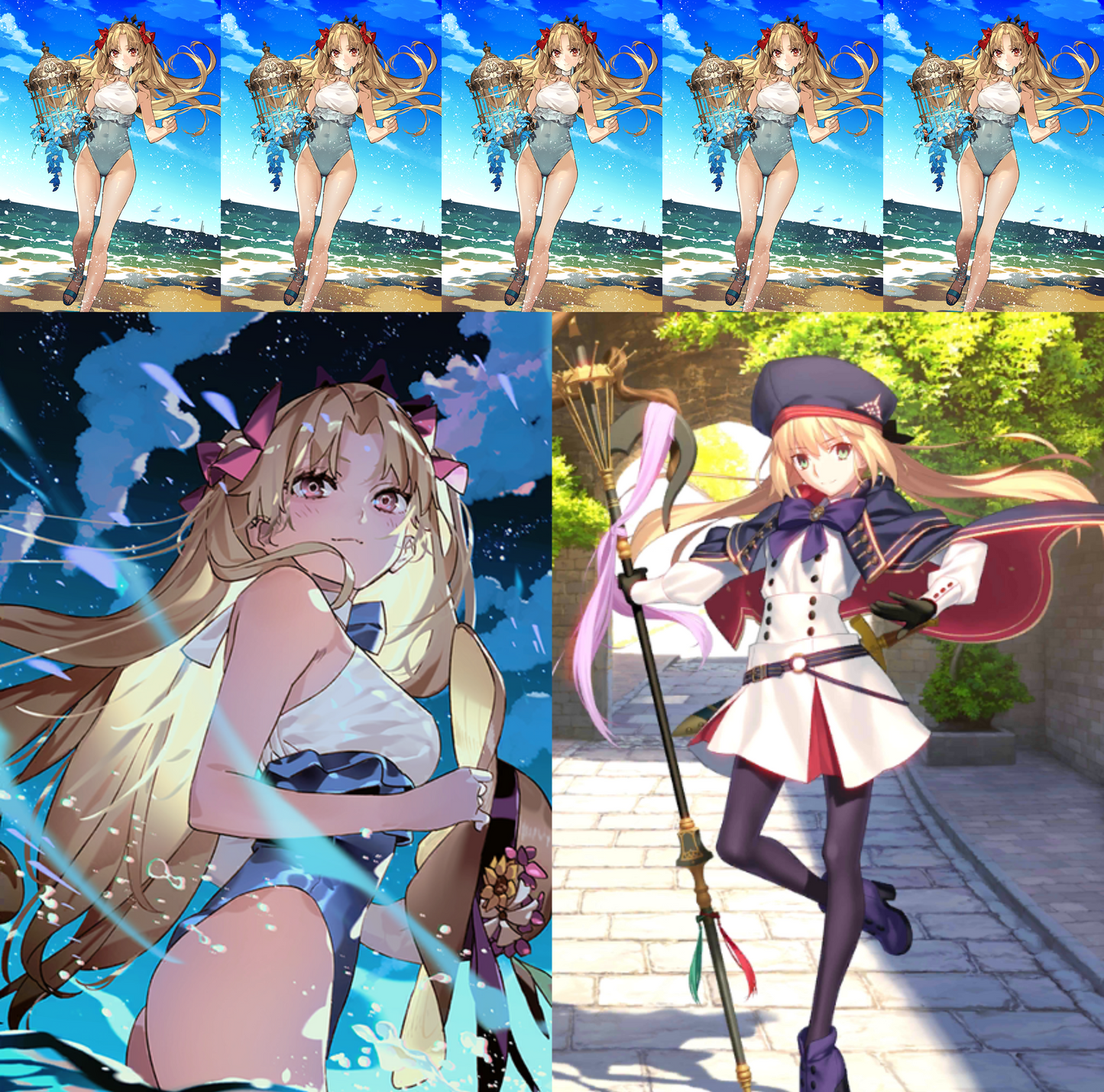 [NA] FGO NP5 Space Ereshkigal + Altria Caster + 3000SQ Fate Grand Order starter account (see options)-Mobile Games Starter