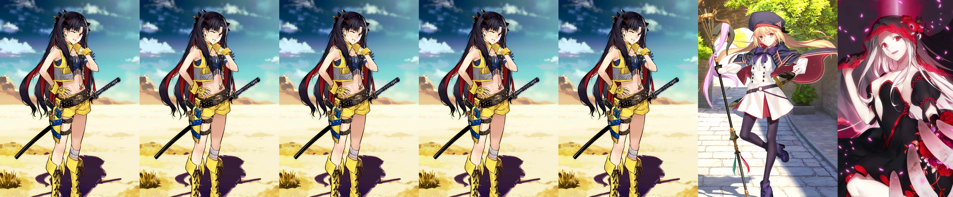 [NA] FGO NP5 Space Ishtar + Altria Caster + 2BG + 1800-2000SQ Fate Grand Order endgame account-Mobile Games Starter