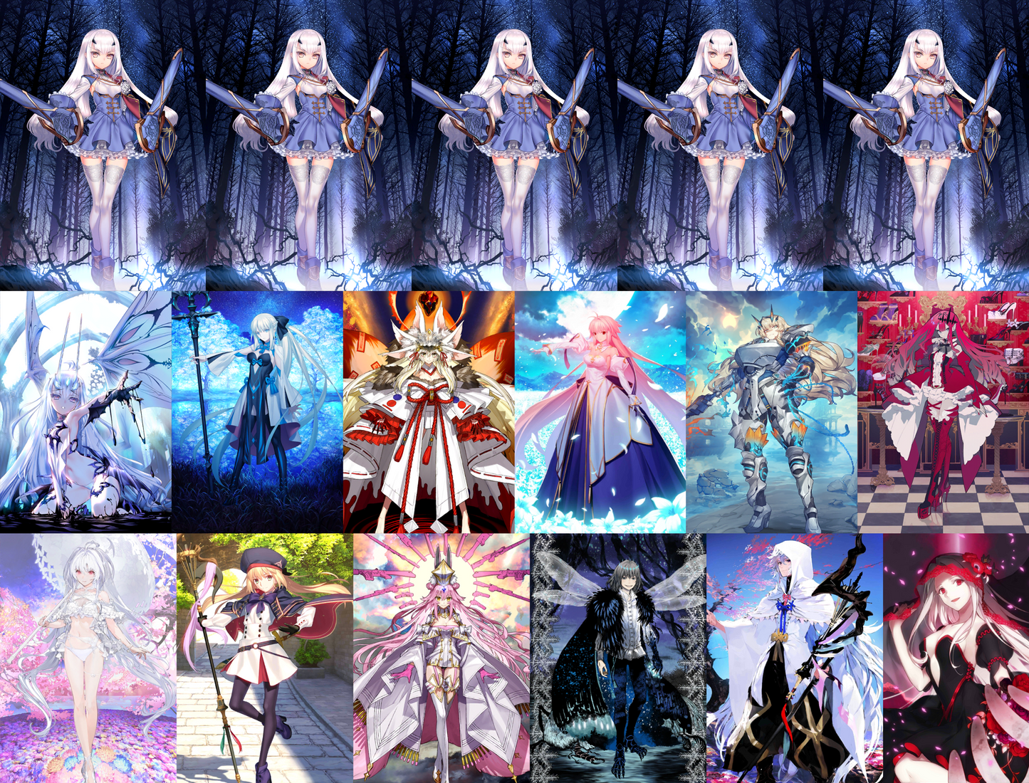 [NA] FGO NP5 Tam Lin Lancelot +Altria Caster Koyanskaya Oberon Morgan Dark Arcueid Lady Avalon Fate Grand Order starter account-Mobile Games Starter