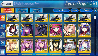 [NA] FGO NP5 Tam Lin Lancelot Melusine + Koyanskaya BG Kscope Fate Grand Order starter account-Mobile Games Starter